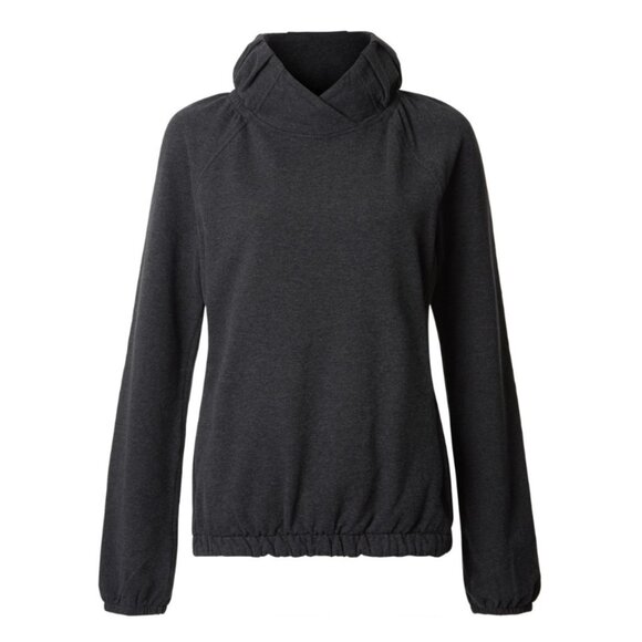 Lululemon After All Pullover Heathered Black Size 10 - Picture 2 of 16